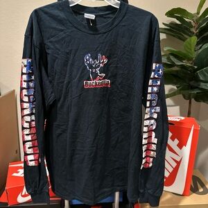 Gildan Black Long Sleeve Shirt buckedup